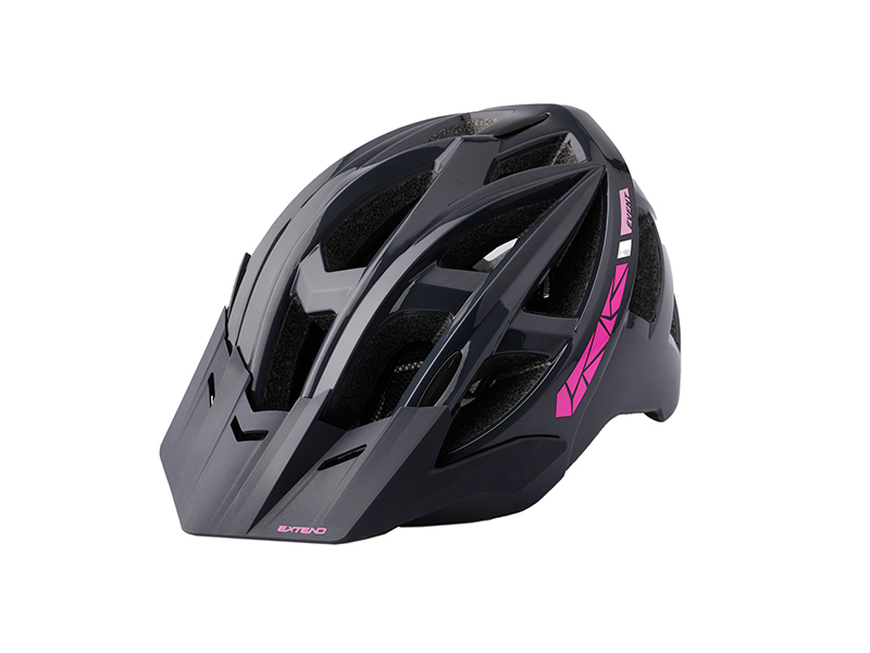 Prilba Extend EVENT charcoal-purple ,S/M (55-58cm), shine