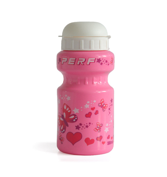 Detská flaša ROTO ružová 330 ml s držiak