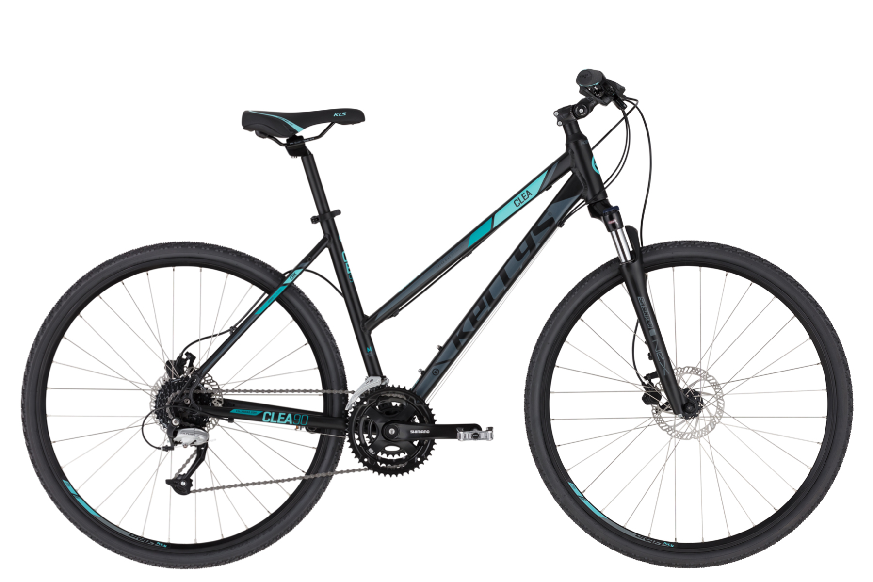 bicykel KELLYS Clea 90 Black Aqua M2023