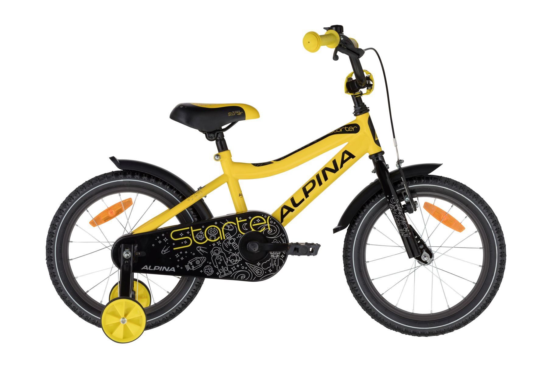 bicykel Alpina STARTER yellow 16"  2021