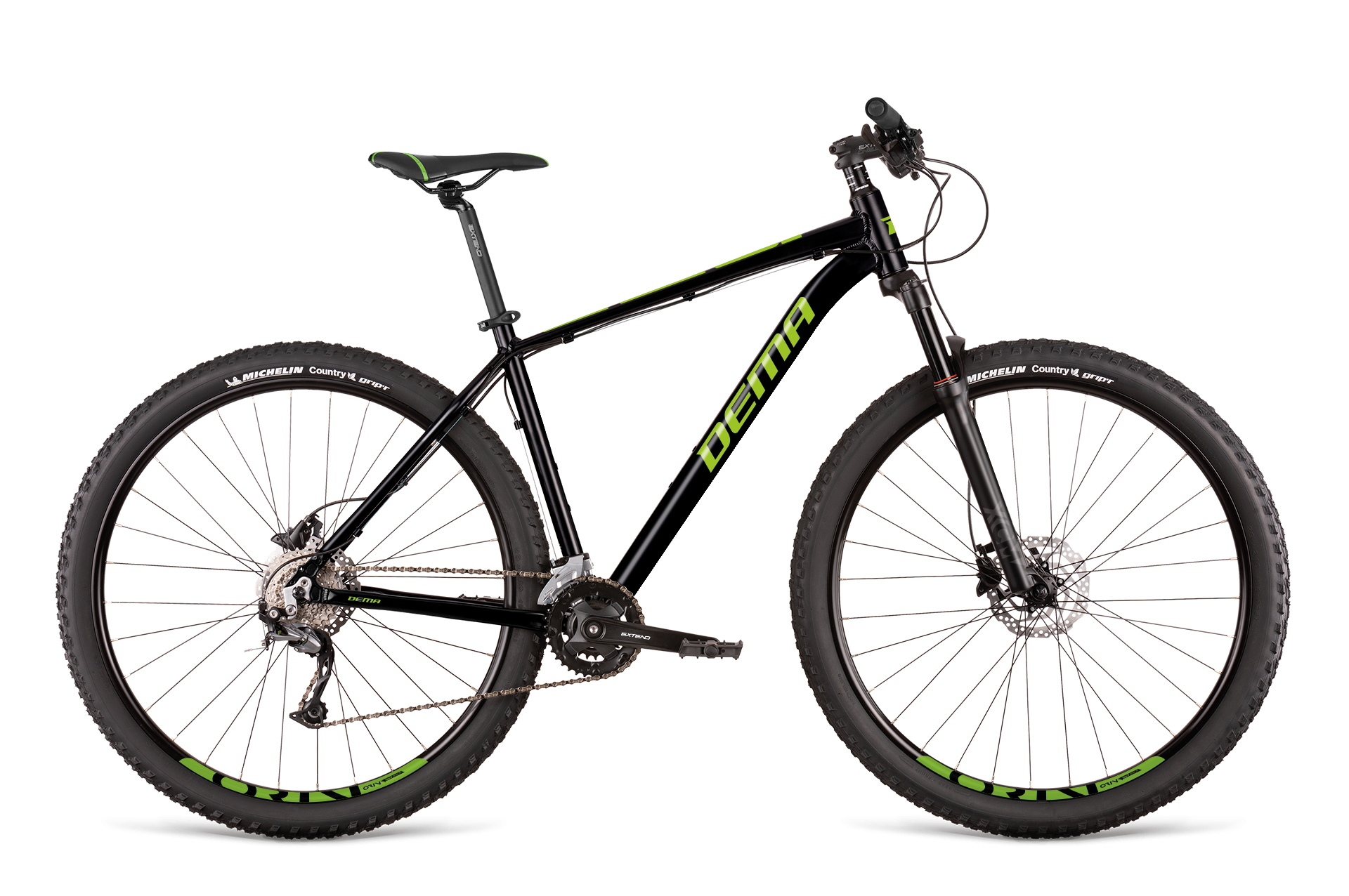 bicykle Dema ENERGY 3 LTD black-green XL  2022