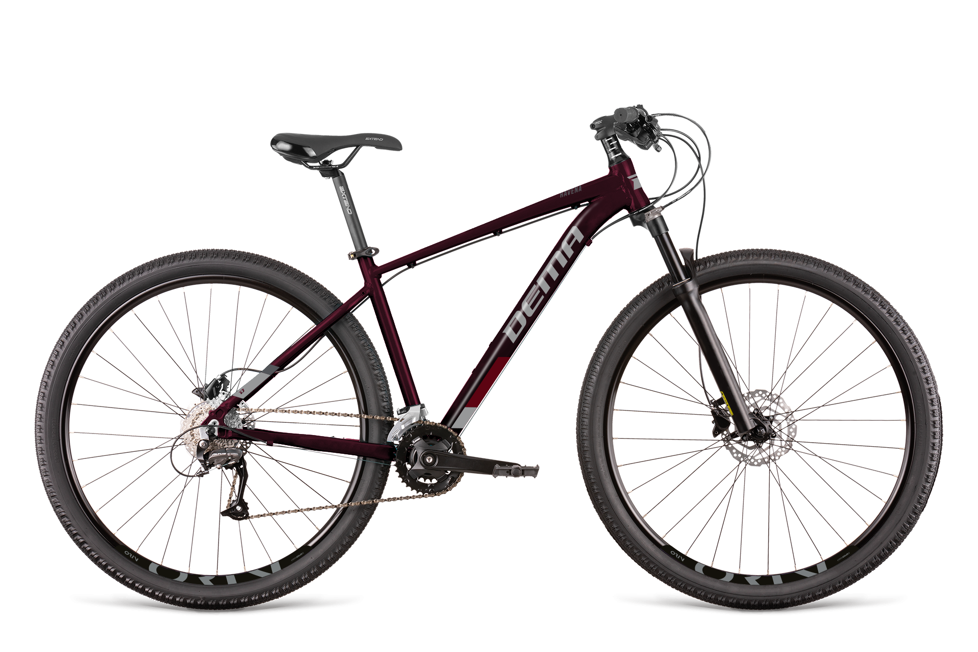 Bicykel Dema RAVENA 5 dark bordo-gray 18  2022