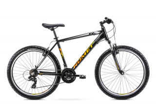 bicykel Rambler ROMET R6.1 čierno-žltý  14 S  2022